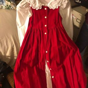 Young Girls' Red Dress Lot, Sizes 7-10